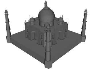 Taj Mahal 3D Model