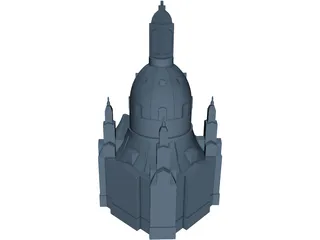 Frauenkirche Dresden 3D Model