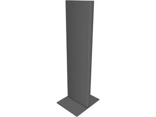Touch Screen Pole 3D Model