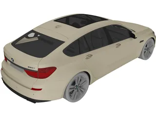 BMW 550i Gran Turismo (2010) 3D Model