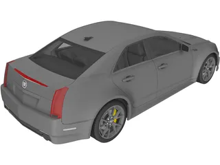 Cadillac CTS-V (2009) 3D Model