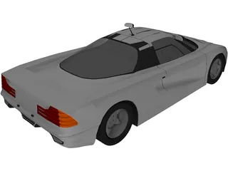 Mercedes-Benz C112 Concept 3D Model