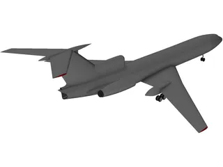 Tupolev Tu-154 3D Model