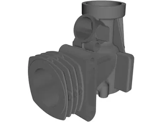 RC Engine Housing 3D Model