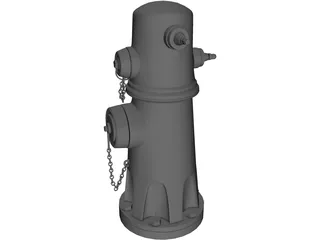 Fire Hydrant 3D Model