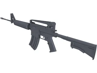 Colt M4A1 Carbine 3D Model