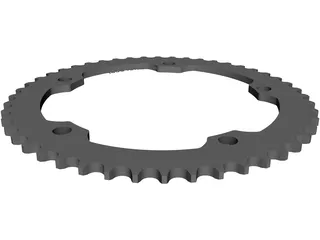 Bike Sprocket 48T 3D Model