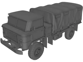 Gaz 66 3D Model