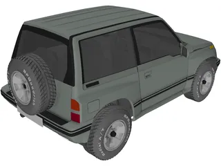 Suzuki Vitara 3-doors (1989) 3D Model