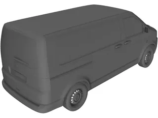 Volkswagen Transporter T5 (2012) 3D Model