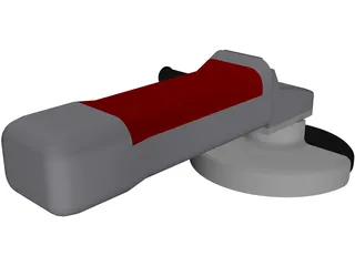 Angle Grinder 3D Model