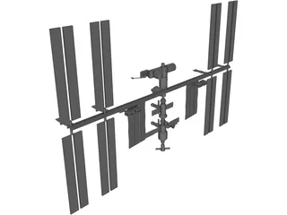 International Space Station 3D Model