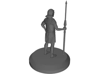 Roman Soldier Pilum Spear 3D Model