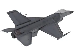 F-16C Fighting Falcon 3D Model