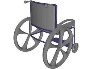 Wheelchair 3D Model