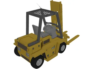 Forklift 3D Model