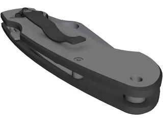 Folding Knife 3D Model