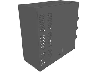 Computer Tower Case 3D Model