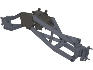 Polaris Outlaw 500 Rear Suspension 3D Model