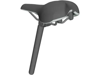 Road Bike Seat 3D Model