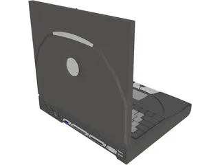 Dell Inspiron 8200 Laptop 3D Model