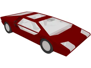 Maserati Boomerang 3D Model