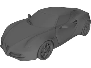 Alfa Romeo 4C 3D Model