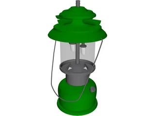 Vintage Coleman Lantern 3D Model