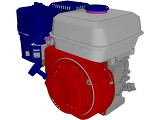 Honda GX160-1 Engine 3D Model