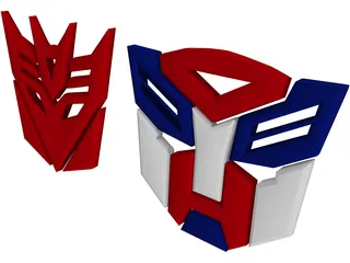 Transformers Logo 3D Model