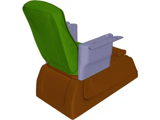 Pedicure Chair 3D Model