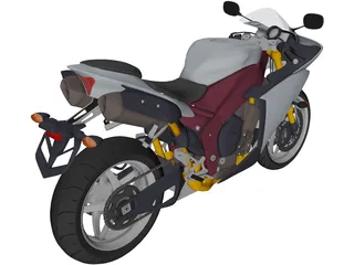 Yamaha R1 3D Model