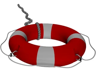 Life Buoy 3D Model