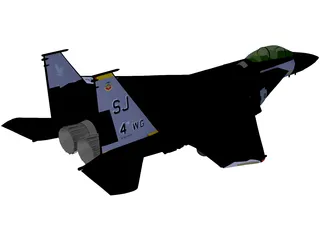 F-15 Aircraft 3D Model