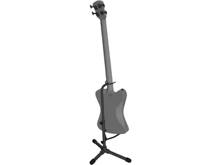 Guitar Bass 3D Model