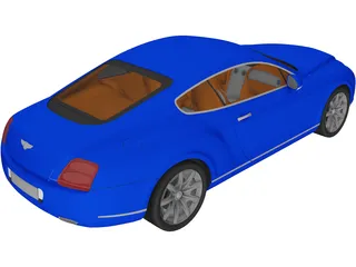 Bentley Continental GT 3D Model