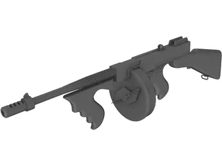 Thompson Model 1929 3D Model