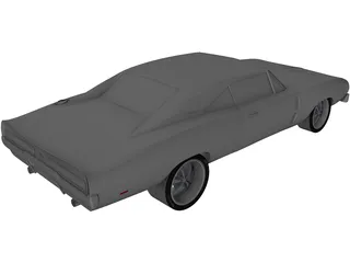 Dodge Charger RT (1968) 3D Model