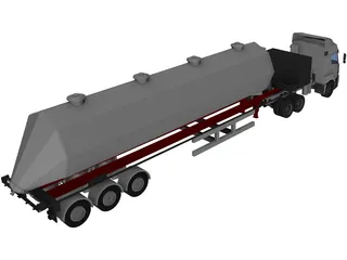 Mercedes-Benz Axor Silos 3D Model