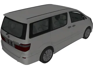 Toyota Alphard (2002) 3D Model