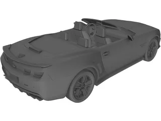 Chevrolet Camaro Convertible (2009) 3D Model