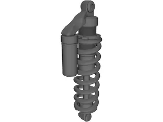 X Fusion Vector R Mountain Bike Shock Absorber 3D Model