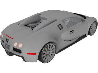 Bugatti Veyron 3D Model