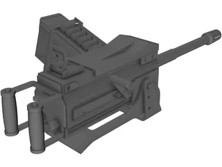 MK19 Grenade Launcher  3D Model