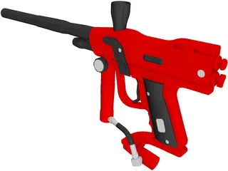 Paintball Gun 3D Model