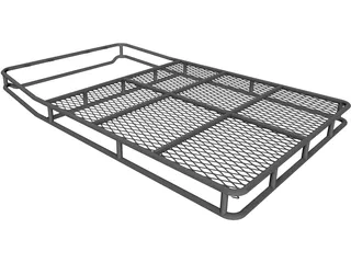 SUV Top Rack Basket Style 3D Model