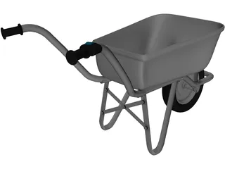 Wheelbarrow 3D Model