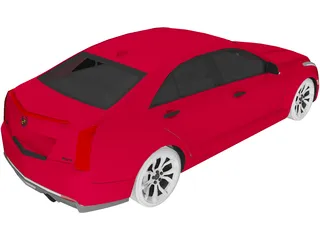 Cadillac ATS (2013) 3D Model