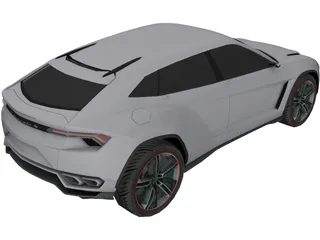 Lamborghini Urus Concept (2012) 3D Model