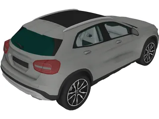 Mercedes-Benz GLA-Class GLA220 CDI 4Matic (2014) 3D Model